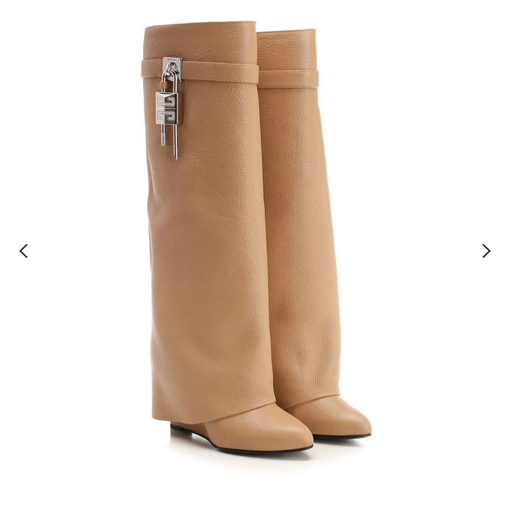 Givenchy Tan Shark Boots